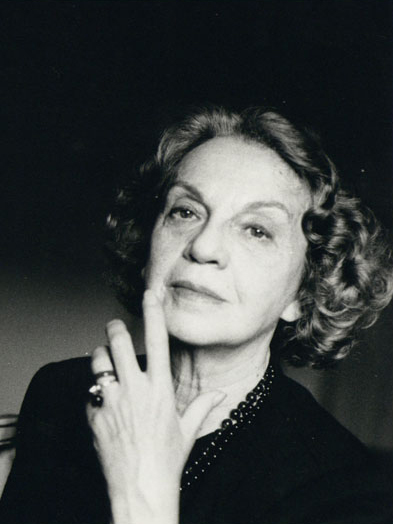 Sophia de Mello - fotografia di Inês Gonçalves, anni 80