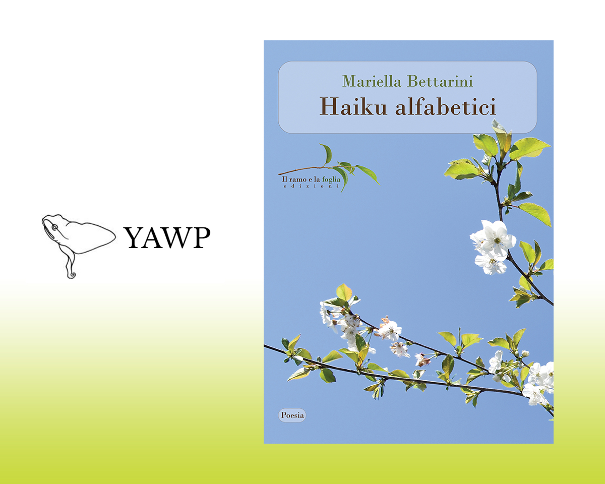 Logo di Yawp e copertina di “Haiku alfabetici”