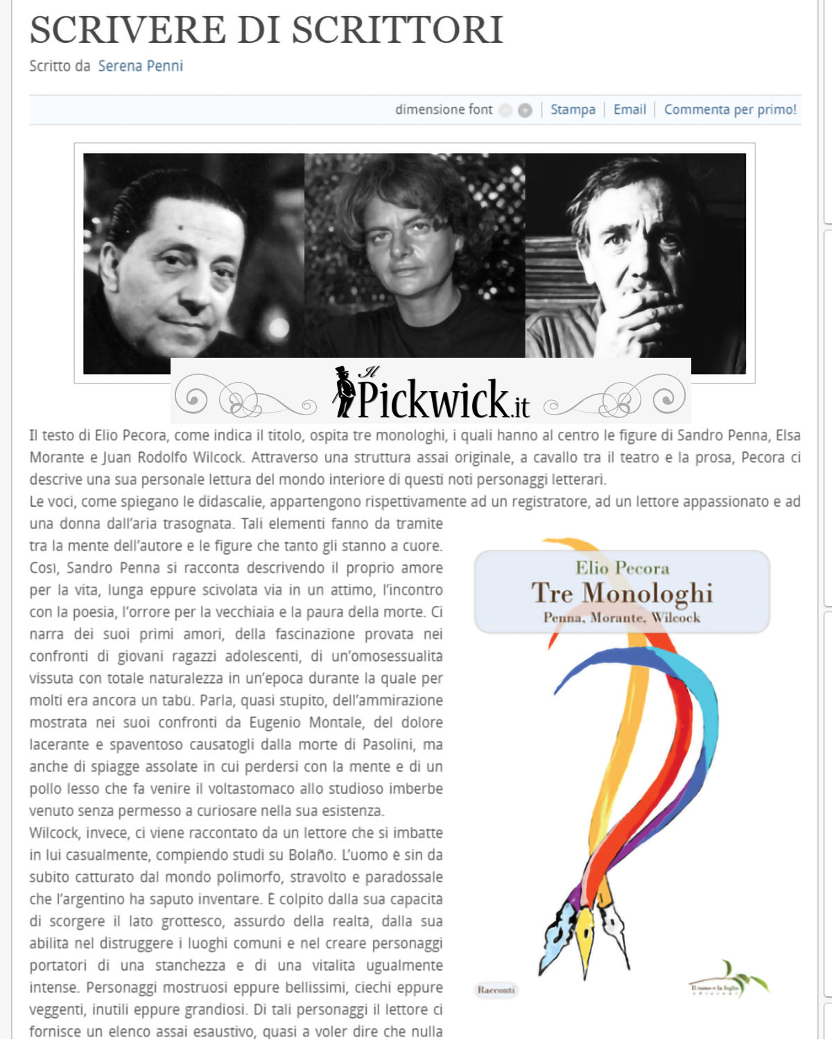 Pagina di Pickwick.it