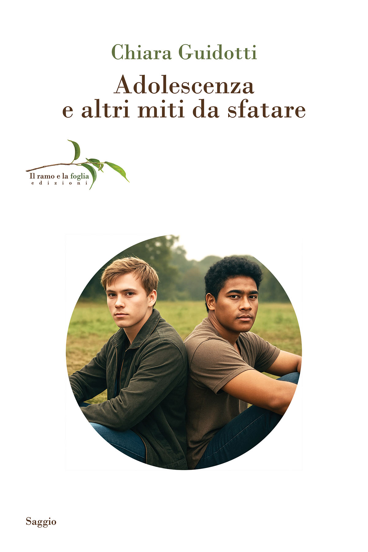 In copertina: due adolescenti, realizzazione grafica a cura di una intelligenza umana e una artificiale.