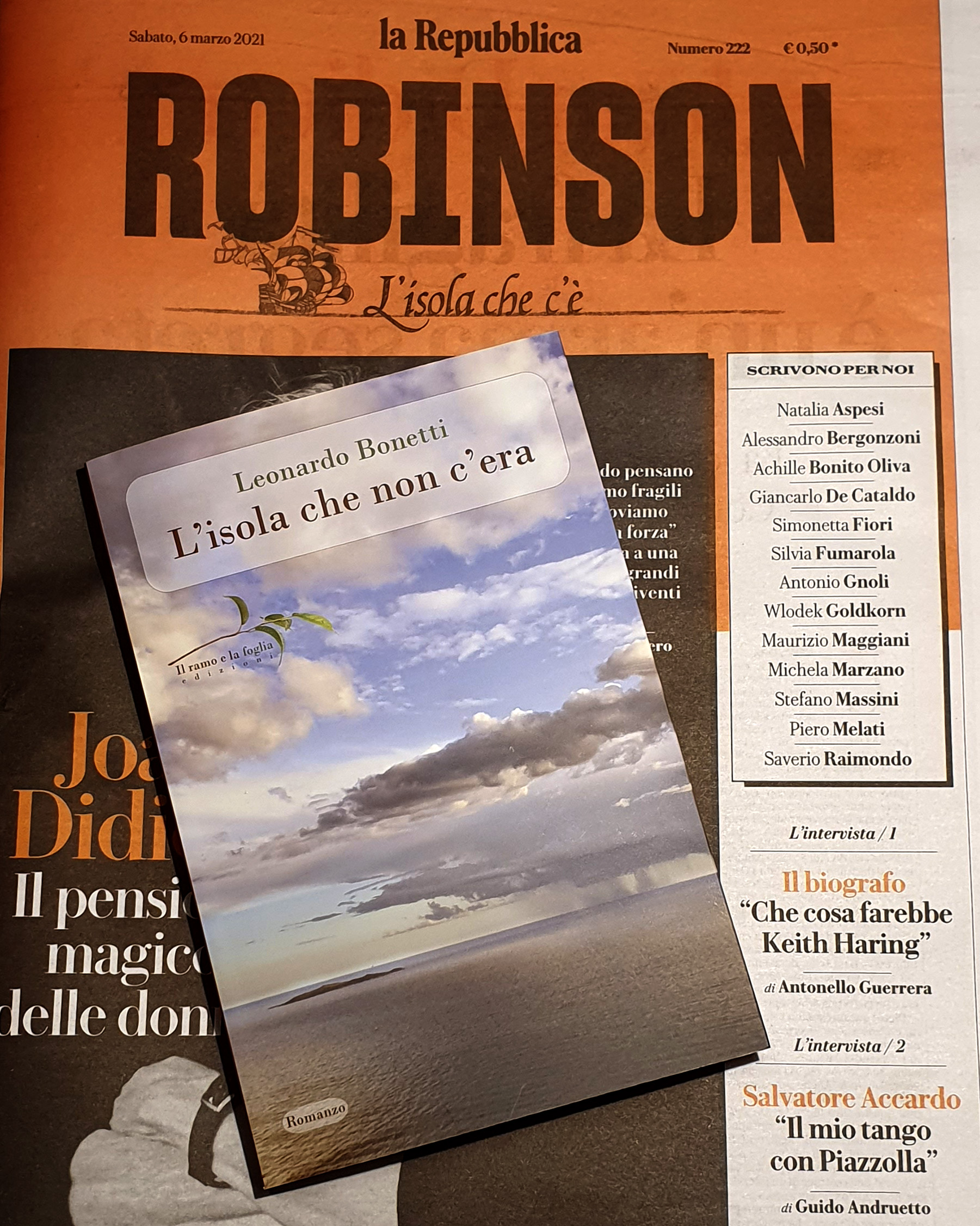 Robinson, inserto culturale di Repubblica