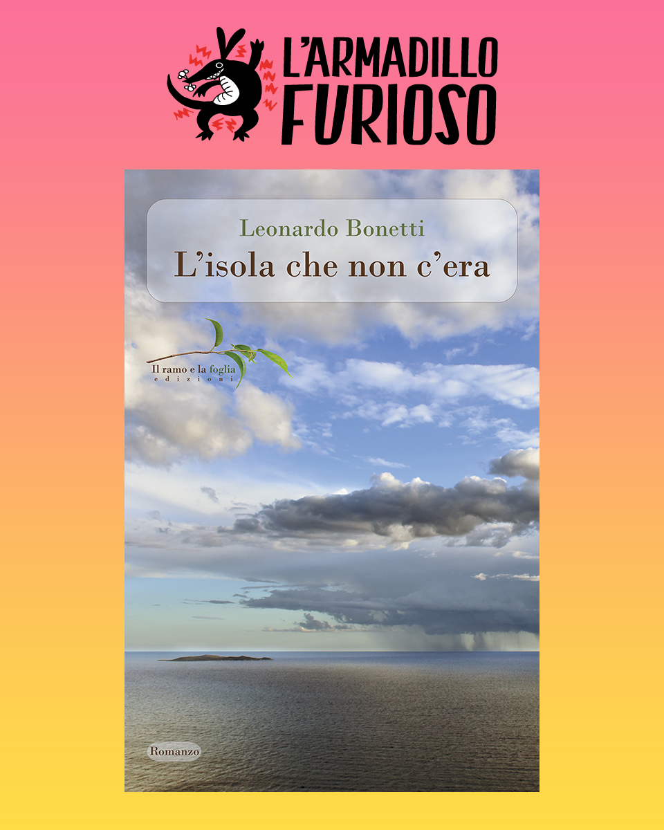 Logo di “L’Armadillo Furioso” e la copertina di “L’isola che non c’era”