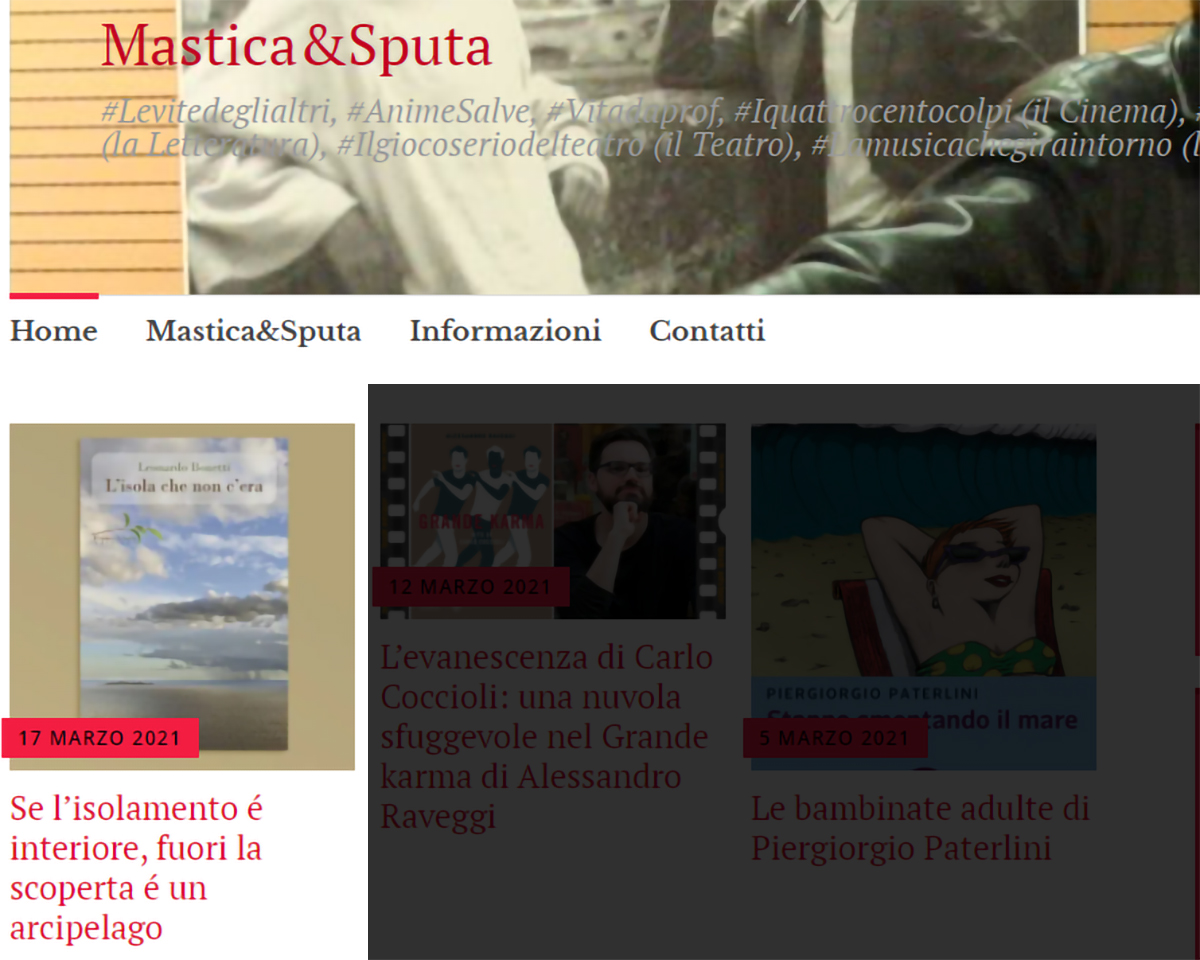 Pagina di Mastica&Sputa