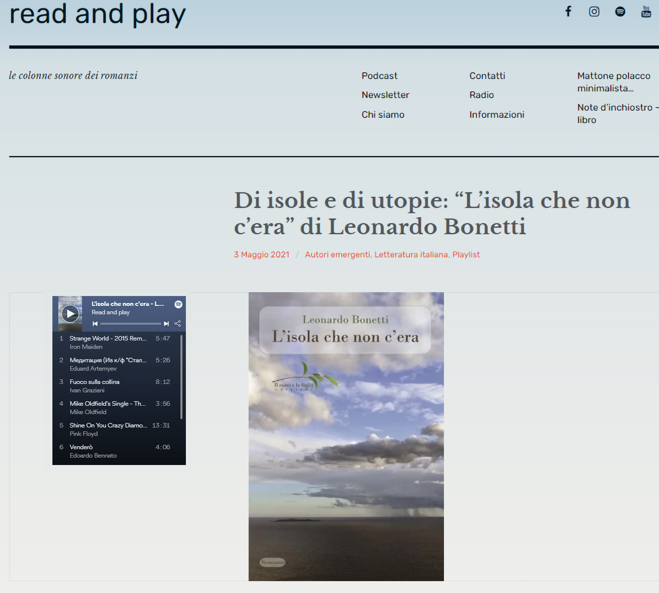 pagina di Read and Play