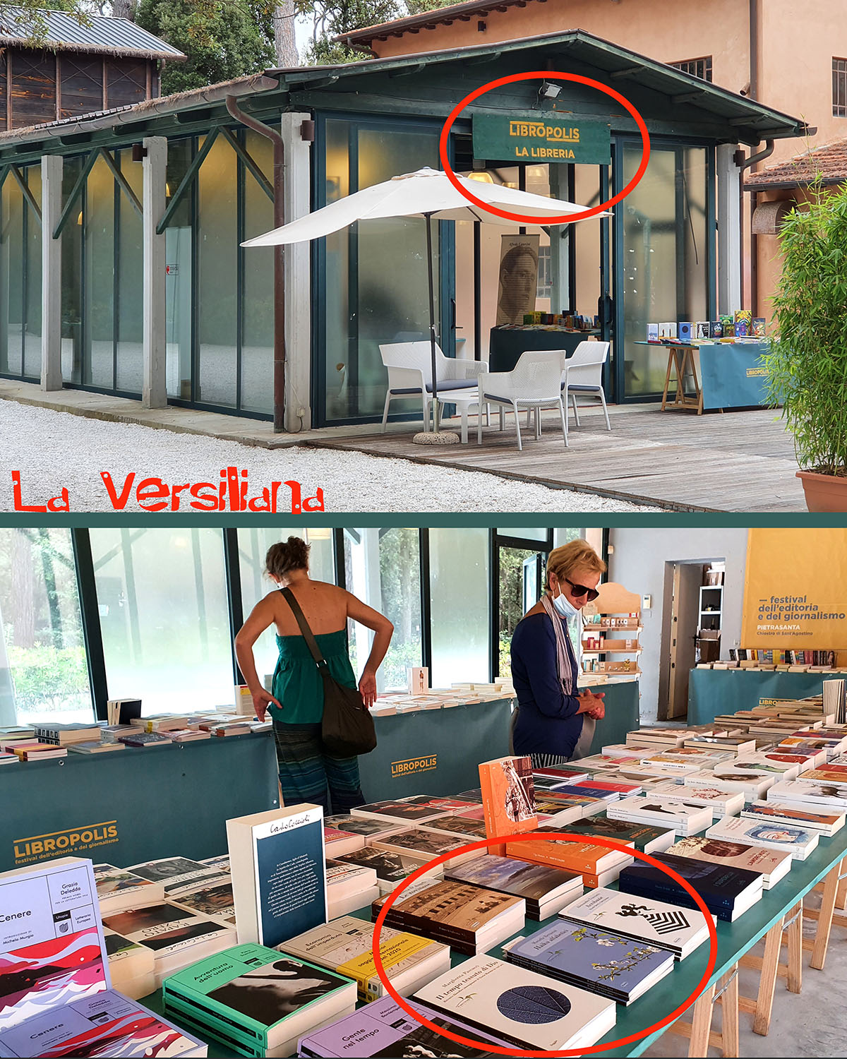 La libreria estiva a La Versiliana