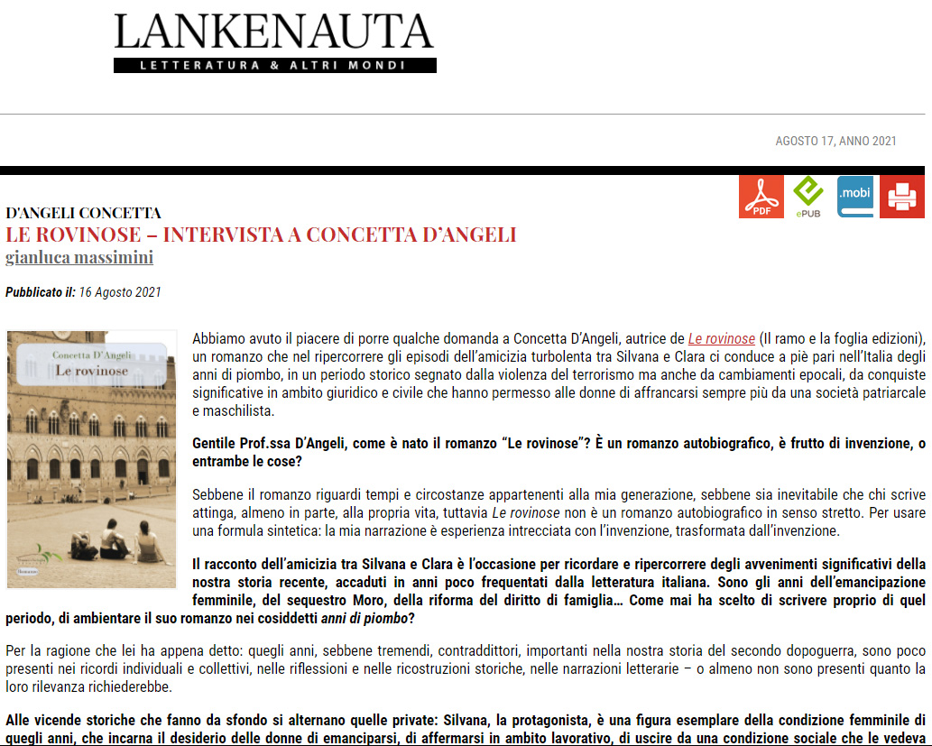 Pagina di Lankenauta