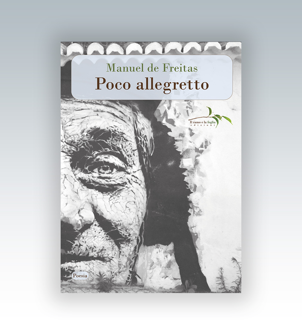 Copertina di “Poco allegretto”, murales di J.M. Samina - fotografia di R. Maggiani