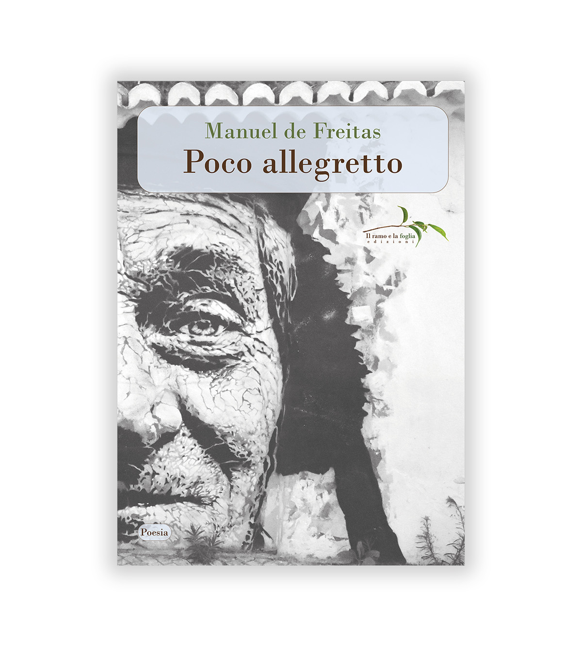 Copertina di “Poco allegretto”, murales di J.M. Samina - fotografia di R. Maggiani