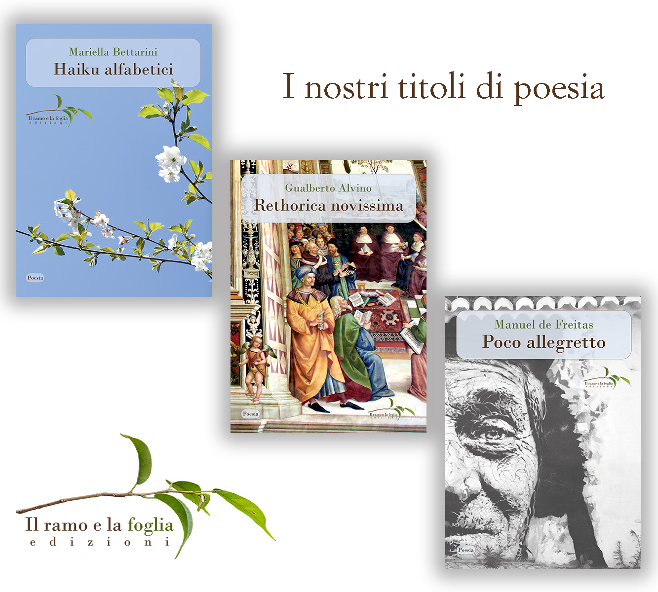 Le copertine della nostra collana Poesia