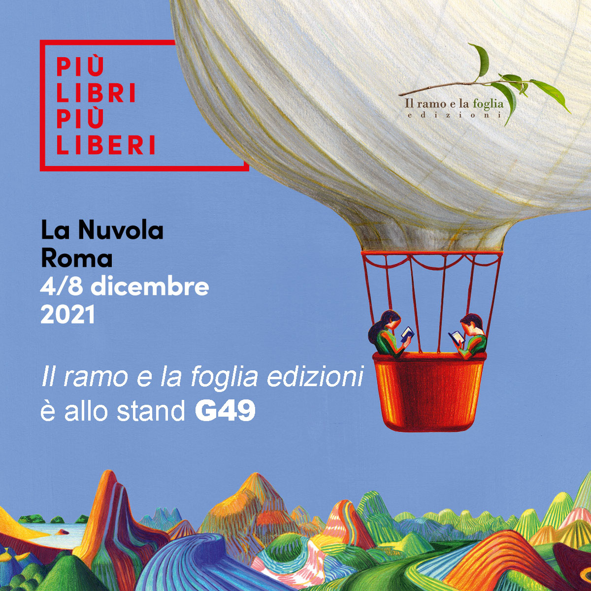 Locandina di Più Libri Più Liberi e nostro logo Irelfe