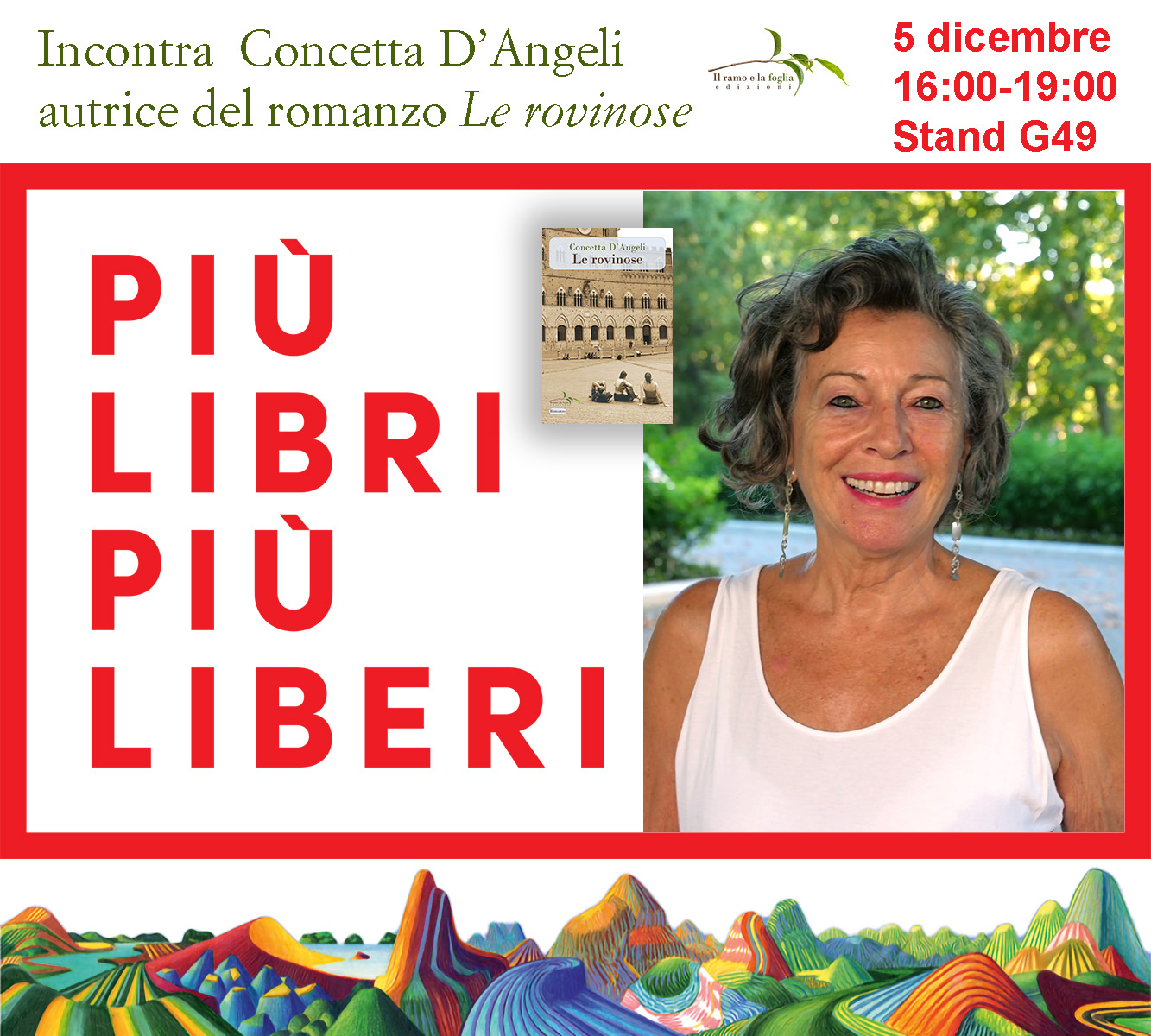 Concetta D’Angeli a Più Libri Più Liberi