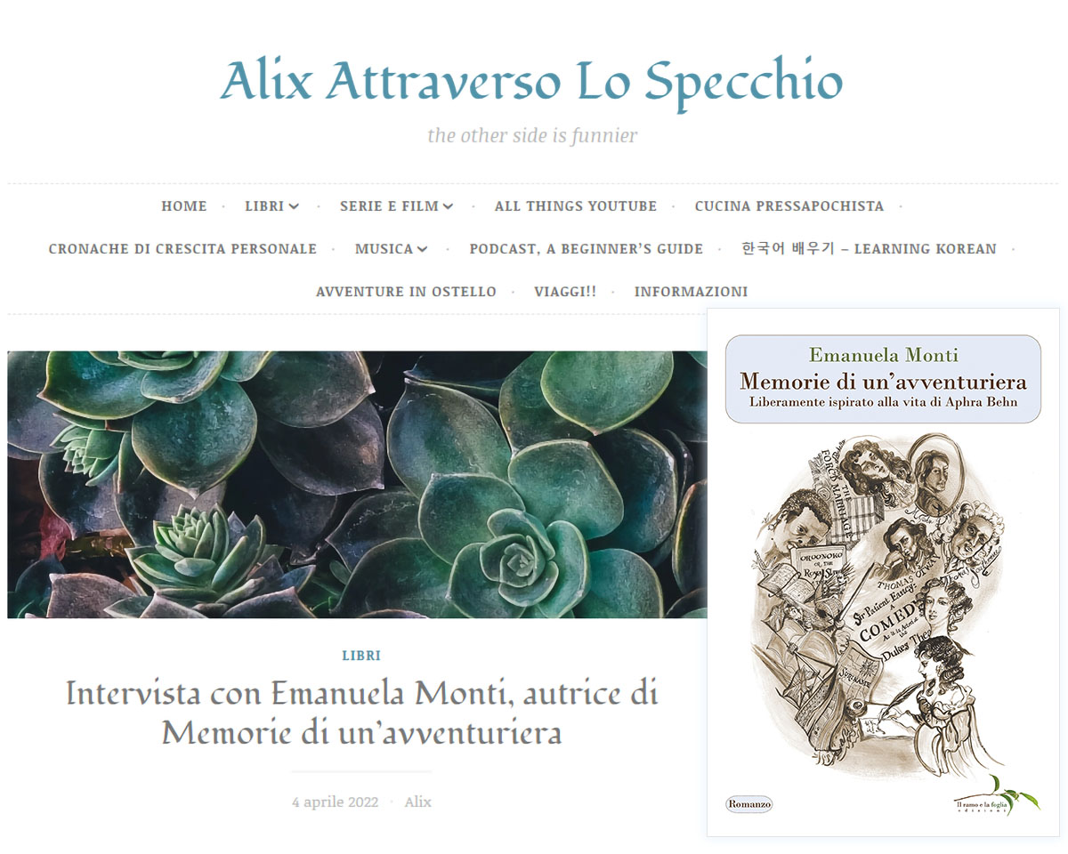 pagina di Alix Attraverso Lo Specchio