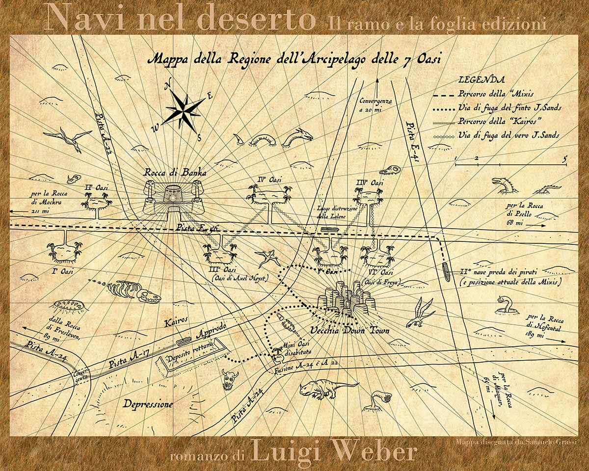 Mappa disegnata da Samuele Grassi