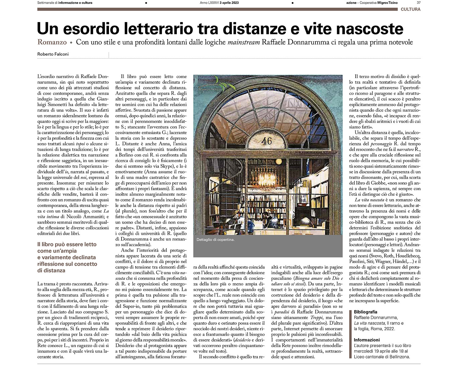 Pagina 37 di Azione, 3 aprile 2023