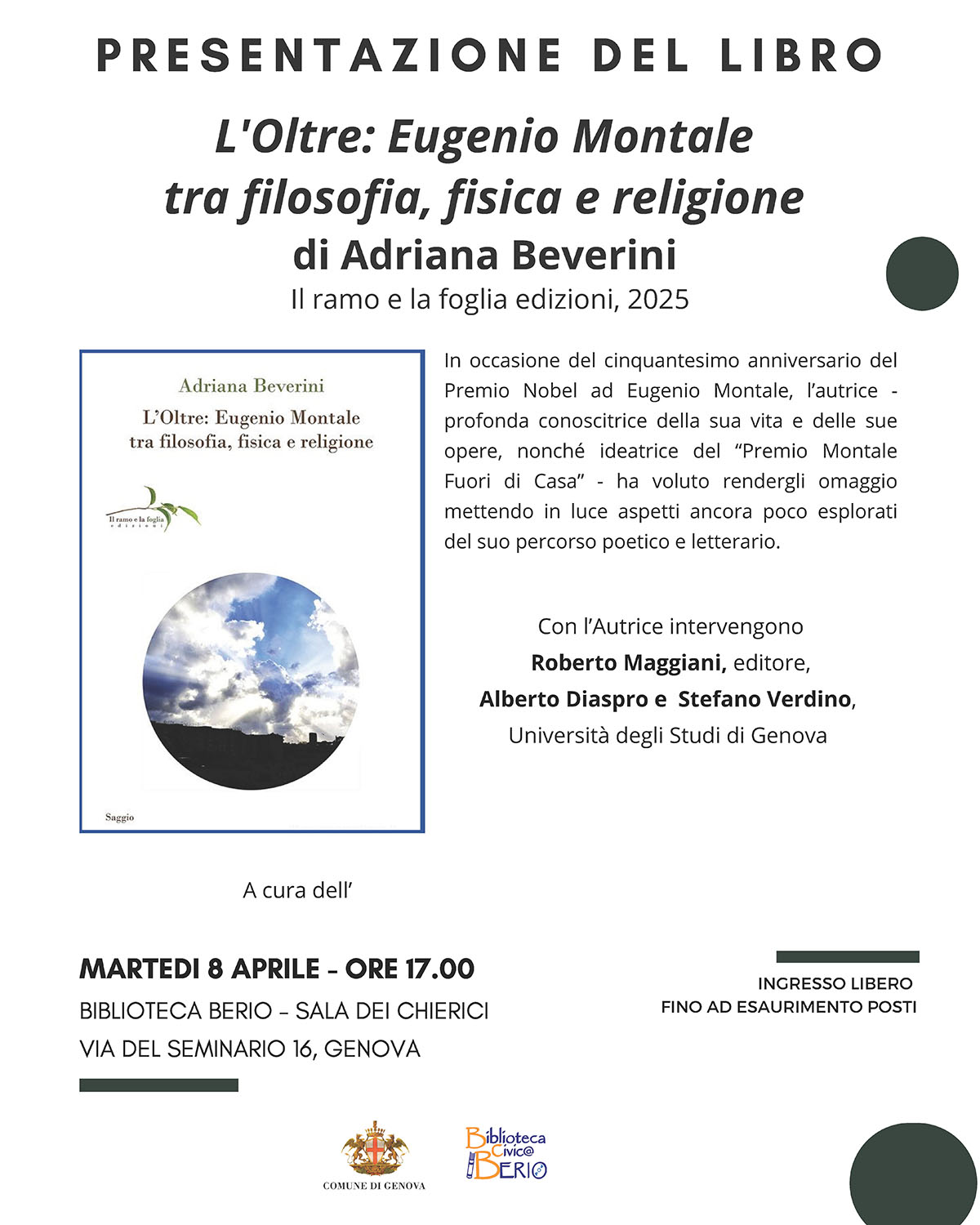 grafica a cura della Biblioteca Berio