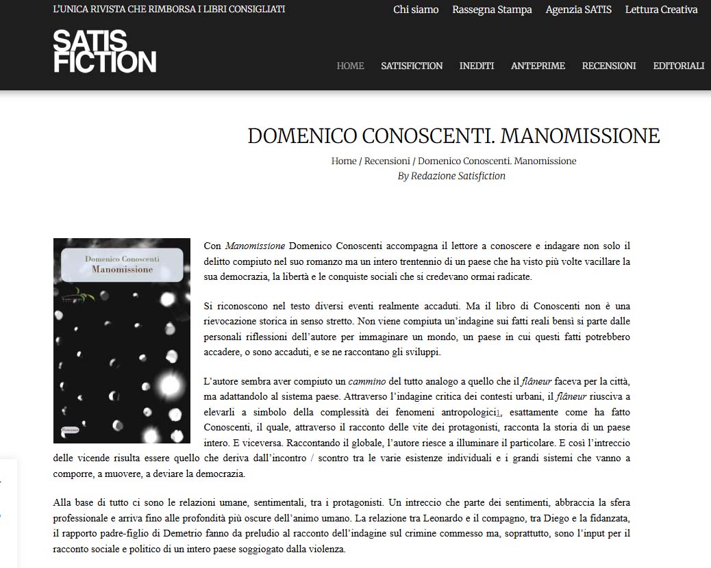 grafica dal sito Satisfiction